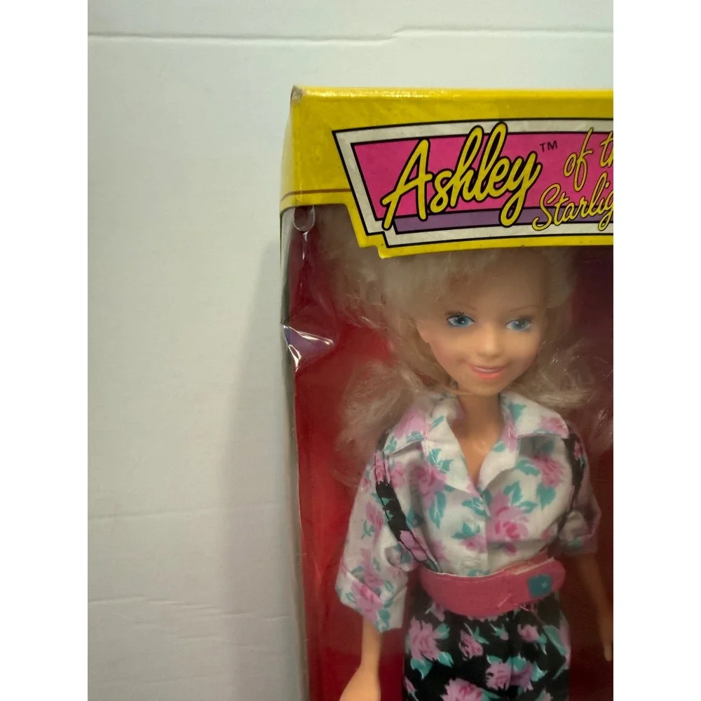 Vintage 1987 Hasbro Jem Starlight Girls Ashley Doll New In Box 4211/4025 Asst